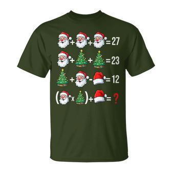 67 Meme Santa Math Teacher Christmas Pajama Men T-Shirt - Monsterry