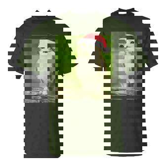 Adorable Cat Owl Meme Meowl Christmas T-Shirt | Seseable FR