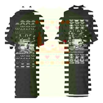 Baking Xmas Ornaments Ugly Christmas Sweater Baker T-Shirt | Seseable CA