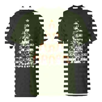 Beagle Christmas Tree Dog Lovers Xmas T-Shirt - Monsterry