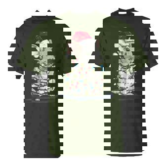 Chinchilla Christmas Graphics Animal Lights Lover T-Shirt | Mazezy