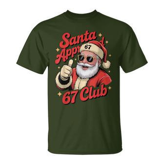 Christmas 67 Santa Retro Santa Approved 67 T-Shirt - Thegiftio UK