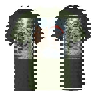 Christmas Cat Selfie Santa Hat T-Shirt - Thegiftio