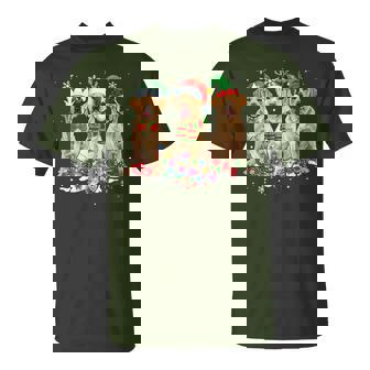 Christmas Pajama Santa Labrador Retriever Dog T-Shirt | Seseable CA