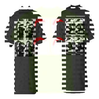 Christmas Portuguese Water Dog Santa Photo Booth T-Shirt - Monsterry