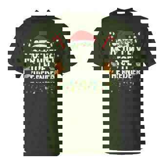 Christmas Saying Reindeer Lover Holiday Lights Humor T-Shirt | Seseable CA