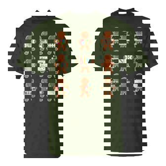 Cookies Gingerbread Slp Squad Christmas Speech Therapy T-Shirt | Mazezy