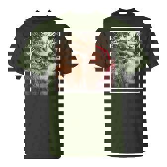 Cute Bigfoot Santa Claus Selfie Christmas Pajama T-Shirt | Seseable UK