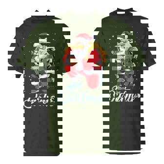 Merry Dartmas Dart Santa Xmas Darts T-Shirt | Mazezy