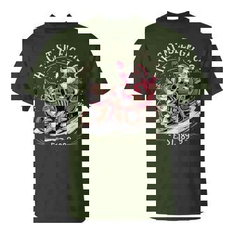 Retro Christmas Cat T-Shirt - Monsterry