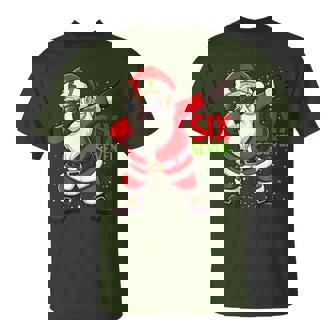 Santa Dab Six Seven Christmas 67 Meme Gen Alpha Slang T-Shirt - Seseable