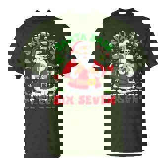 Santa Says Six Seven Merry Christmas 67 Santa Claus T-Shirt - Thegiftio