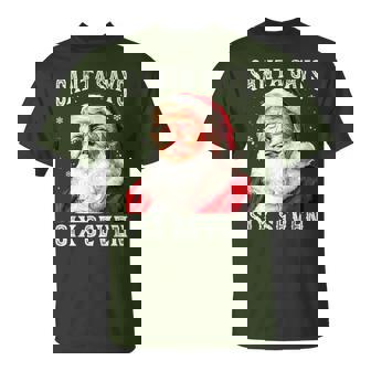 Santa Trump 6-7 Meme Christmas Six Seven 67 Brain Rot T-Shirt | Mazezy