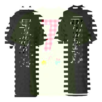 Six Seven 6 7 Meme Saying Couples Christmas Red Plaid T-Shirt - Thegiftio