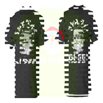 Six Seven Meme Christmas Cool Santa Saying 6 7 T-Shirt | Mazezy