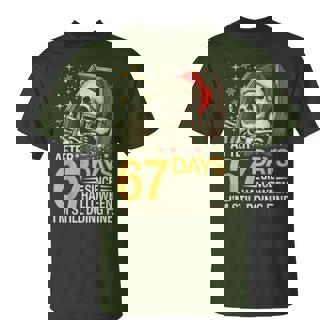 Skeleton In Coffin Meme After 67 Days Christmas Squad T-Shirt - Monsterry