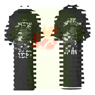 Thanksgiving Christmas Turkey Vs Santa T-Shirt | Mazezy