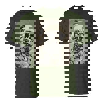 Turtle With Sunglasses Retro Christmas Festive Animal T-Shirt | Mazezy