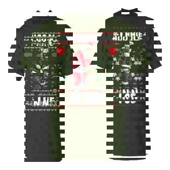 Ugly Christmas Santa Claus Hole In One For Golf Lovers T-Shirt | Mazezy