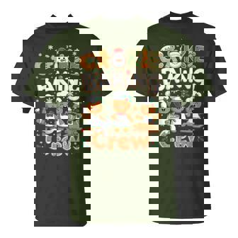 Gingerbread Baking Crew Christmas Holiday Cookie Makers T-Shirt - Seseable