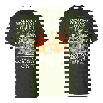 Gingerbread House Construction Crew Cookie Baking Christmas T-Shirt - Thegiftio