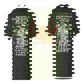 Gingerbread House Project Manager Baking Christmas Cookie T-Shirt - Thegiftio