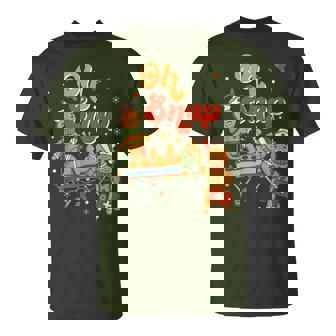 Gingerbread Man Oh Snap Christmas Cookie Baking Xmas T-Shirt - Thegiftio