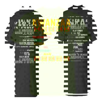 Happy Christmas Seven Principles Of Kwanzaa T-Shirt - Monsterry