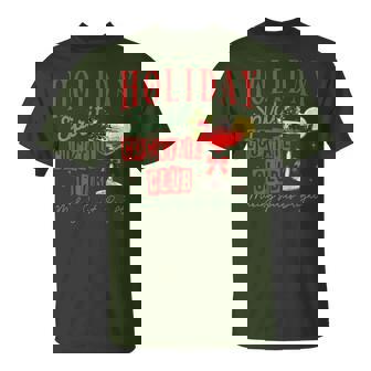 Holiday Spirit Cocktail Club Making Spirits Bright Christmas T-Shirt - Monsterry