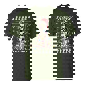 Husky Christmas Ugly Sweater Dog Xmas T-Shirt | Seseable CA