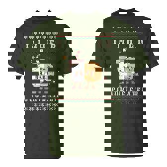 I'm Her Cookie Eater I'm His Milk Drinker Couples Christmas T-Shirt - Monsterry