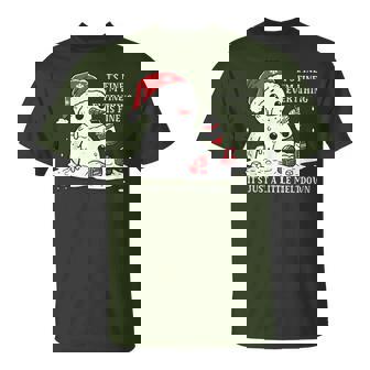I’M Fine It's Fine Just Having Meltdown Christmas Snowman T-Shirt - Monsterry