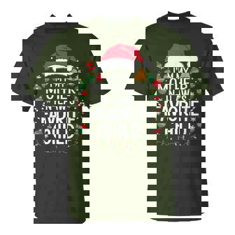 I'm My Mother In Laws Favorite Child Santa T-Shirt - Thegiftio