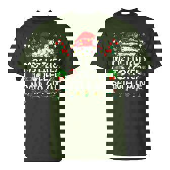 Most Likely To Offer Santa Wine Family Reunion Christmas T-Shirt | Mazezy