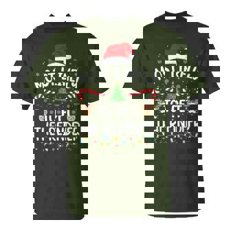 Most Likely To Pet The Reindeer Family Matching Xmas Tree T-Shirt | Seseable UK