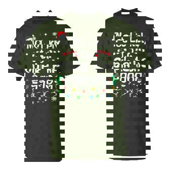 Most Likely To Spike The Eggnog Christmas Matching Family T-Shirt | Seseable UK