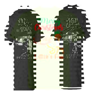 Litter's Full Merry Christmas Cat Lovers Holidays Xmas T-Shirt | Mazezy