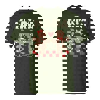 Mama Gingerbread 1St Birthday Family Christmas Matching T-Shirt - Thegiftio