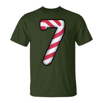 Matching 67 Candy Canes Christmas Six Seven Meme 7 T-Shirt - Monsterry
