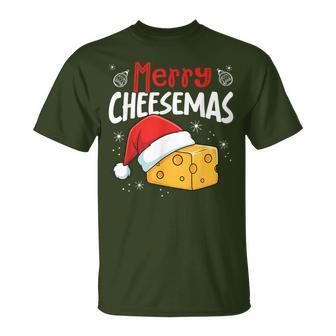 Merry Cheesemas Christmas Cheese Lovers T-Shirt - Thegiftio