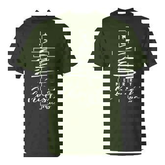 Merry Christmas Xmas Cross Christian Jesus Family Pajamas T-Shirt - Monsterry