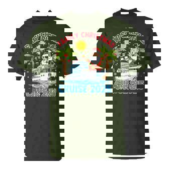 Merry Cruisemas Family Christmas Cruise 2025 Tropical Xmas T-Shirt - Seseable