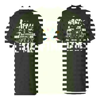 Merry Liftmas Barbell Christmas Lights Gym T-Shirt | Seseable CA