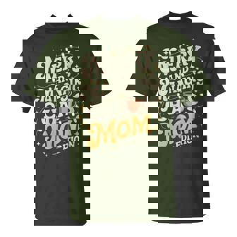 Merry And Managing Chaos Christmas Mom Life Retro T-Shirt - Seseable