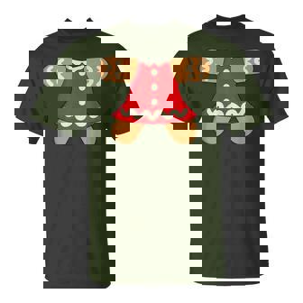 Mom Gingerbread Man Costume Matching Christmas T-Shirt - Seseable