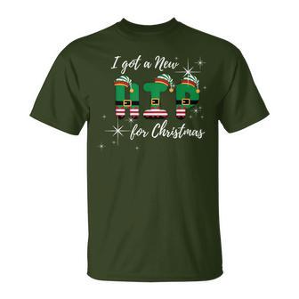 I Got A New Hip For Christmas Hip Replacement Recovery T-Shirt - Thegiftio