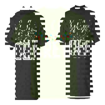 New Year's Crew Christmas Tree Lights Happy New Year 2026 T-Shirt - Seseable