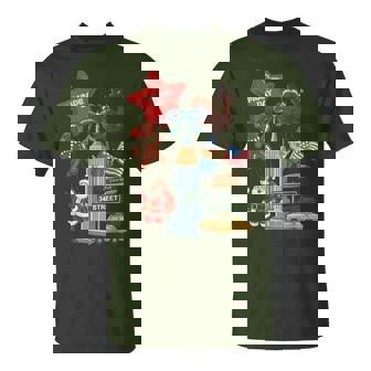 New York Parade Day Thanksgiving Santa Taxi T-Shirt - Thegiftio