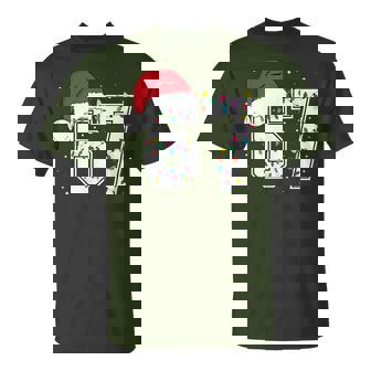 Number 67 Meme Santa Christmas Matching Group Costume T-Shirt | Seseable UK