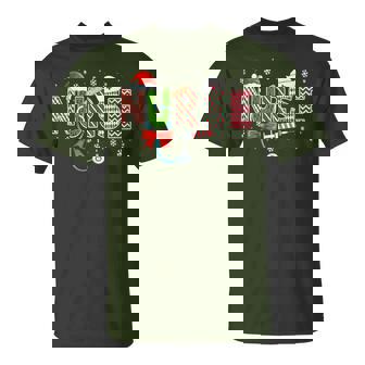 Nurse Christmas Crew Nurses Group Xmas Holiday Pajama T-Shirt - Seseable